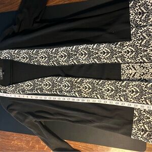 Kasper Monochrome Knit Cardigan